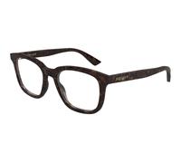 Alexander McQueen AM0539O 002 Woman Optical frames Acetate Havana Transparent Squared