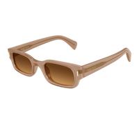 Alexander McQueen AM0549S 003 Unisex Sunglasses Acetate Brown Brown Round