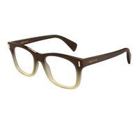 Alexander McQueen AM0551O 004 Man Optical frames Acetate Brown Transparent Squared
