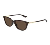 Alexander McQueen AM0553S Asian Fit 002 Womenâs Sunglasses Tortoiseshell Size 54