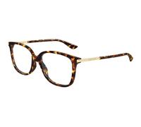 Alexander McQueen AM0554O 007 Woman Optical frames Acetate Havana Transparent Cat Eye