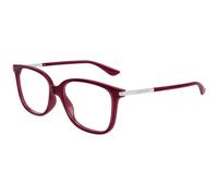 Alexander McQueen AM0554O 008 Woman Optical frames Acetate Bordeaux Transparent Cat Eye
