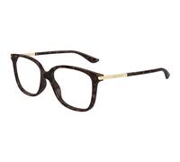 Alexander McQueen AM0554O Asian Fit Women's Glasses, Tortoiseshell, Size 53