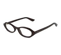 Alexander McQueen AM0559O Women's Glasses, Tortoiseshell, Size 51
