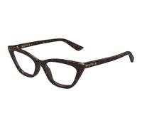 Alexander McQueen AM0560O 002 Woman Optical frames Acetate Havana Transparent Cat Eye