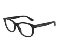 Alexander McQueen AM0568O 007 Woman Optical frames Acetate Black Transparent Cat Eye