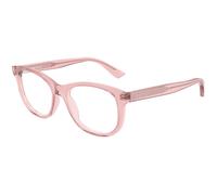 Alexander McQueen AM0568O 010 Woman Optical frames Acetate Pink Transparent Cat Eye