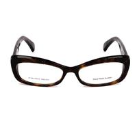 Alexander Mcqueen Amq-4203-086 Pair Of Glasses In Brown Brown One Size