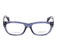 Alexander Mcqueen Amq-4223-Bmp Pair Of Glasses In Blue Blue One Size