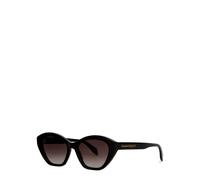 Alexander Mcqueen Black Cat-eye Sunglasses, Sunglasses, Black - Black Grey