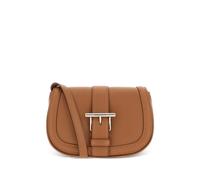 Alexander McQueen buckle-detail leather mini bag - Brown One Size