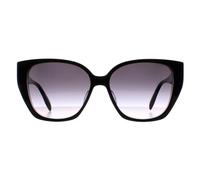 Alexander McQueen Sunglasses AM0284S 002 Black Grey Gradient