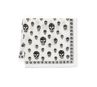 Alexander McQueen Classic Skull scarf - White One Size