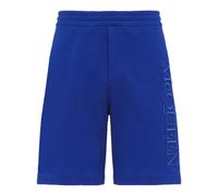 Alexander McQueen embroidered logo track shorts - Blue XL