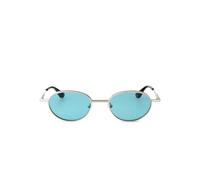 Alexander McQueen Eyewear AM0523S oval-frame sunglasses - Silver 50
