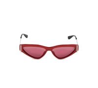 Alexander McQueen Eyewear T-Bar cat-eye frame sunglasses - Red One Size
