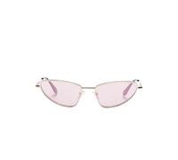 Alexander McQueen Eyewear T-bar cat-eye sunglasses - Silver One Size