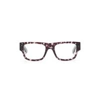 Alexander McQueen Eyewear tortoiseshell-effect glasses - Black 53