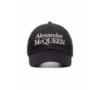 Alexander McQueen logo-embroidered baseball cap - Black M-L