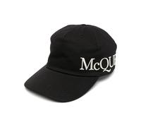 Alexander McQueen logo embroidered cap - Black S-M-L