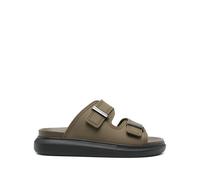 Alexander McQueen logo-engraved sandals - Green 40-40.5-41-43