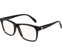 Alexander McQueen Man Alexander McQueen AM0282O 002 Optical frames Acetate Havana Squared