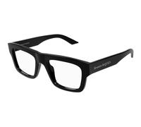 Alexander McQueen Man Alexander McQueen AM0452O 001 Optical frames Acetate Black Transparent Squared