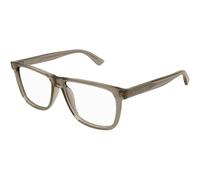 Alexander McQueen Man Alexander McQueen AM0463O 005 Optical frames Acetate Brown Transparent Pilot