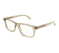 Alexander McQueen Man Alexander McQueen AM0486O 005 Optical frames Acetate Yellow Transparent Squared