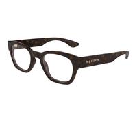 Alexander McQueen Man Alexander McQueen AM0530O 006 Optical frames Acetate Havana Transparent Round