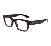 Alexander McQueen Man Alexander McQueen AM0531O 002 Optical frames Acetate Havana Transparent Squared