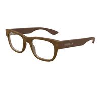 Alexander McQueen Man Alexander McQueen AM0531O 003 Optical frames Acetate Brown Transparent Squared