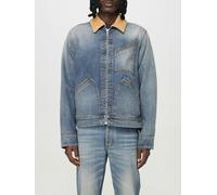 Alexander Mcqueen Men's Denim Jacket with Collar - Blue - 48 EU