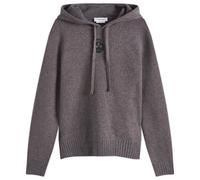 Alexander McQueen Men's Fade Effect Hoodie Grey Melange/Rust