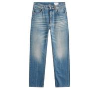 Alexander McQueen Men's Straight Leg Denim Jeans Blue Washed