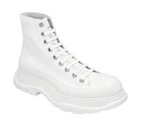 Alexander McQueen Mens Tread Slick Boot in White Canvas - Size EU 41