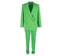 Alexander Mcqueen Preloved Double-Breasted Blazer With Trousers In Green Wool Green