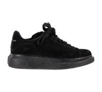Alexander Mcqueen Preloved Oversized Sneakers In Triple Black Suede