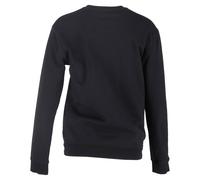 Alexander Mcqueen Preloved Velvet Logo Jumper In Black Cotton Black