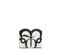 Alexander McQueen Seal logo-print bi-fold wallet - Neutrals One Size
