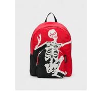 Alexander McQueen Skeleton Print Backpack - Red