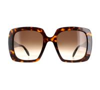 Alexander McQueen AM0378S Sunglasses Tortoise / Brown Gradient