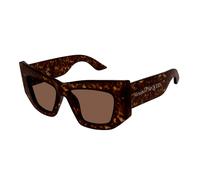 Alexander McQueen , Sunglasses ,Brown female, Sizes: 53 MM