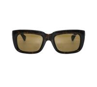 Alexander McQueen Tortoiseshell Skull Women's Sunglasses - Dark Brown - One size