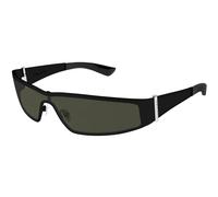 Alexander McQueen Unisex Alexander McQueen AM0491S 001 Sunglasses Acetate Black Grey Geometric