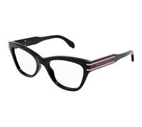 Alexander McQueen Woman Alexander McQueen AM0401O 003 Optical frames Acetate Black Cat Eye