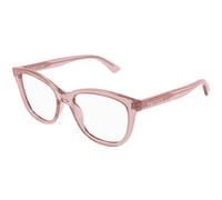 Alexander McQueen Woman Alexander McQueen AM0487O 004 Optical frames Acetate Red Transparent Cat Eye