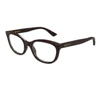 Alexander McQueen Woman Alexander McQueen AM0569O 002 Optical frames Acetate Havana Transparent Cat Eye