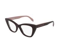 Alexander McQueen Woman AM0305O 004 Optical frames Acetate Bordeaux Cat Eye