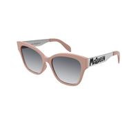 Alexander McQueen Woman AM0353S 002 Sunglasses Acetate Pink Grey Cat Eye Normal Shaded